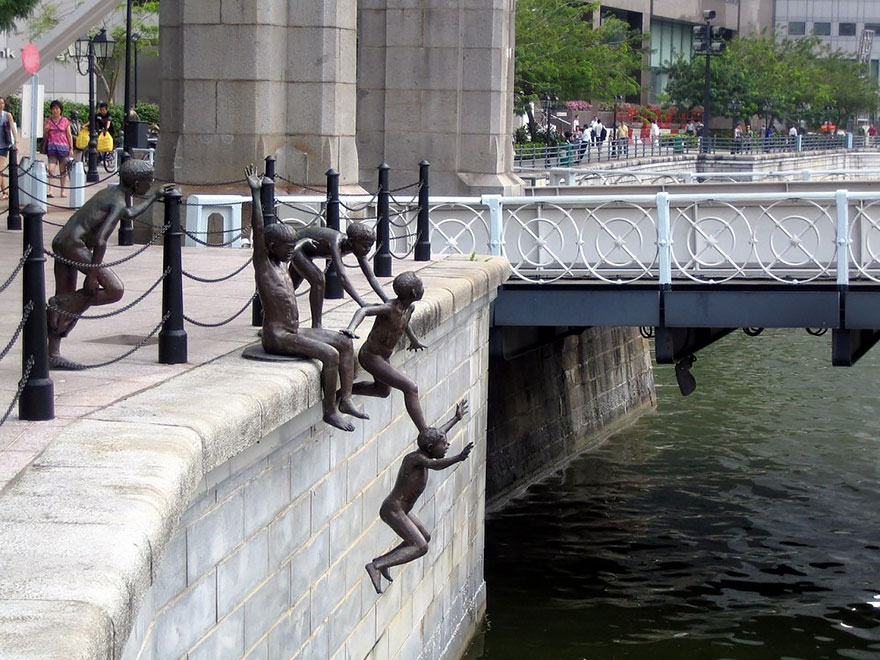 People Of The River By Chong Fah Cheong, Singapore