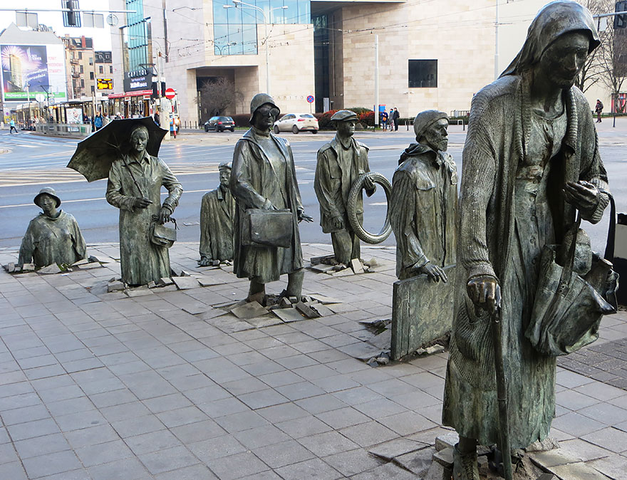 The Monument Of An Anonymous Passerby, Wroclaw, Poland