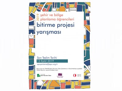       TUPOB ŞEHİR VE BÖLGE PLANLAMA BÖLÜMÜ ÖĞRENCİLERİ BİTİRME PROJESİ YARIŞMASI 2019